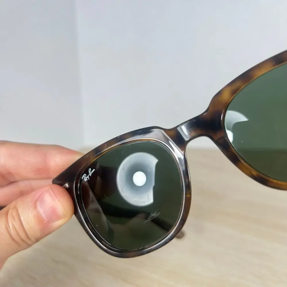 Ray-Ban RB4168 Meteor 710 Sunglasses Tortoise Shell READ DESC Italy